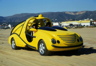 обоя rinspeed x-trem muv 1999, автомобили, rinspeed, 1999, muv, x-trem, жёлтый