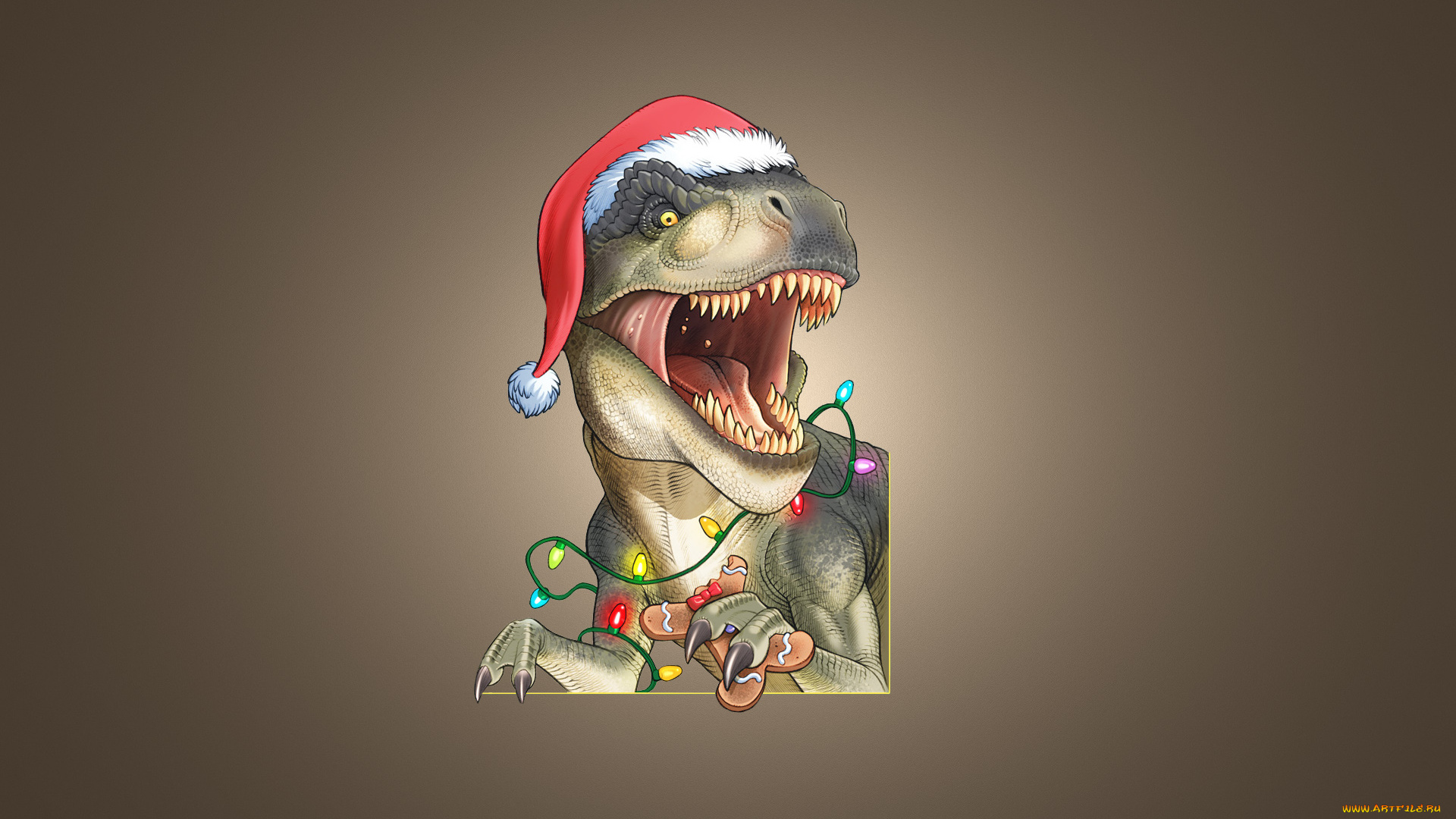 новогодний, динозавр, юмор, и, приколы, новогодний, динозавр, christmas, dinosaur