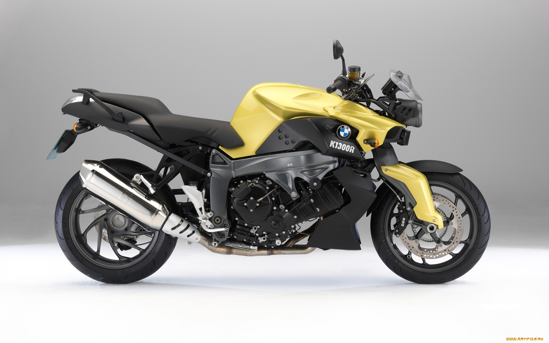 мотоциклы, bmw, k-1300, r, 2010, желтый