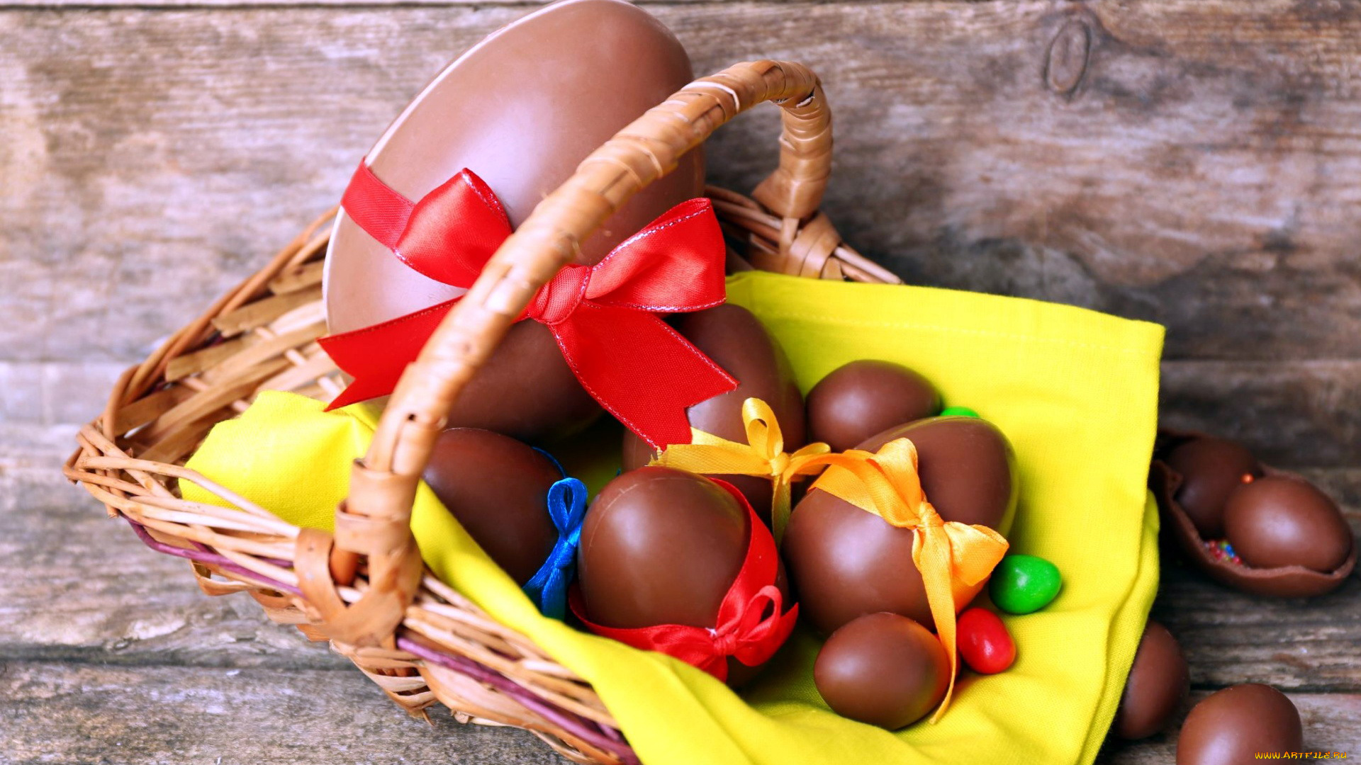 праздничные, пасха, яйца, шоколадные