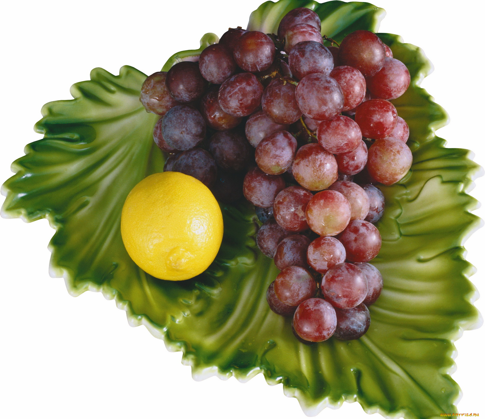 еда, фрукты, ягоды, виноград, лимон