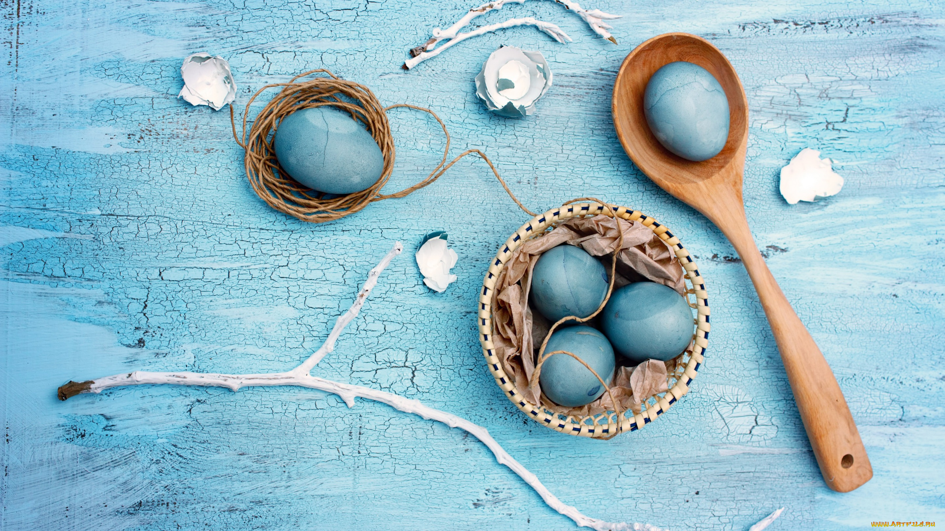 праздничные, пасха, яйца, blue, eggs, крашеные, easter