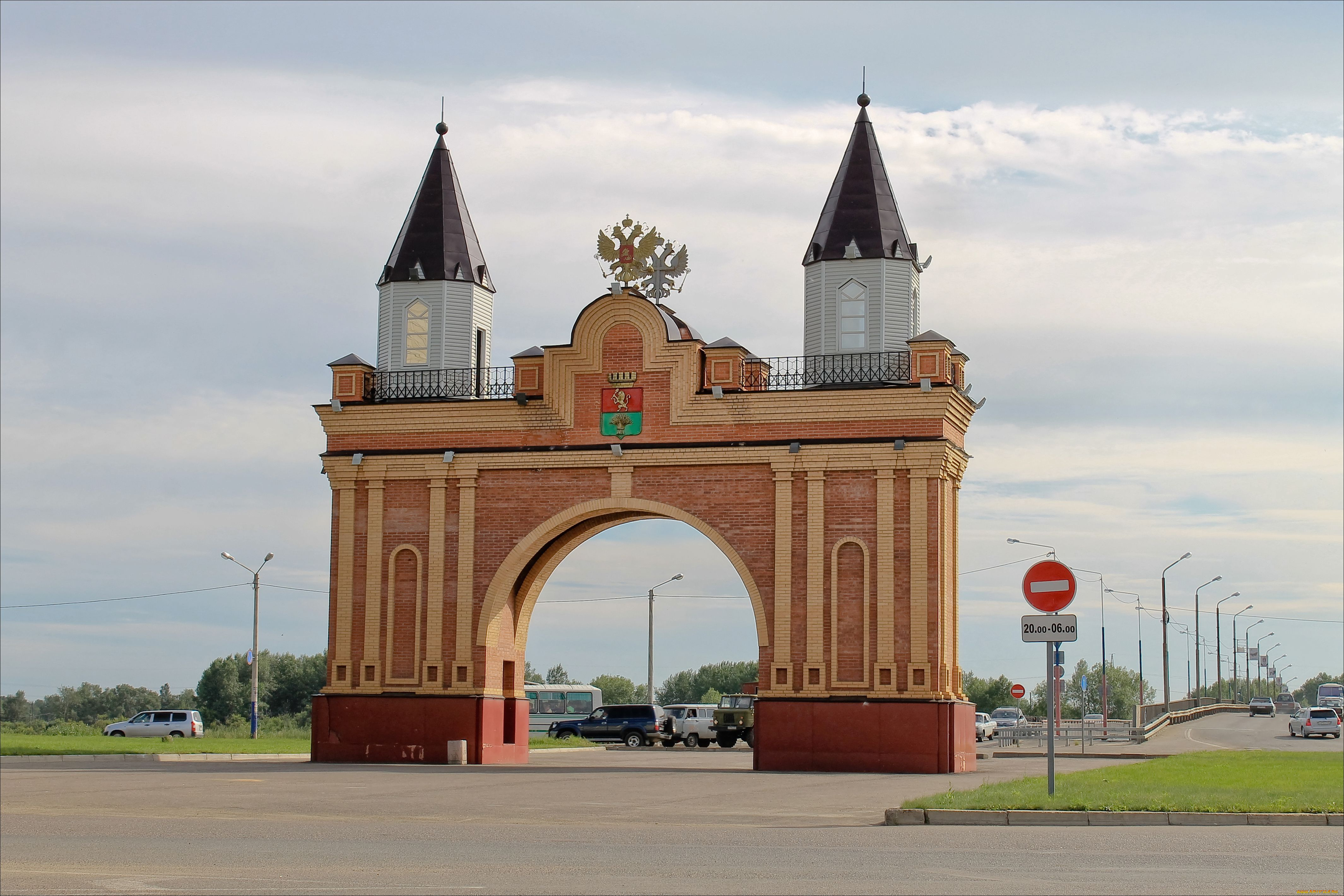 канск, города, -, исторические, , архитектурные, памятники, арка