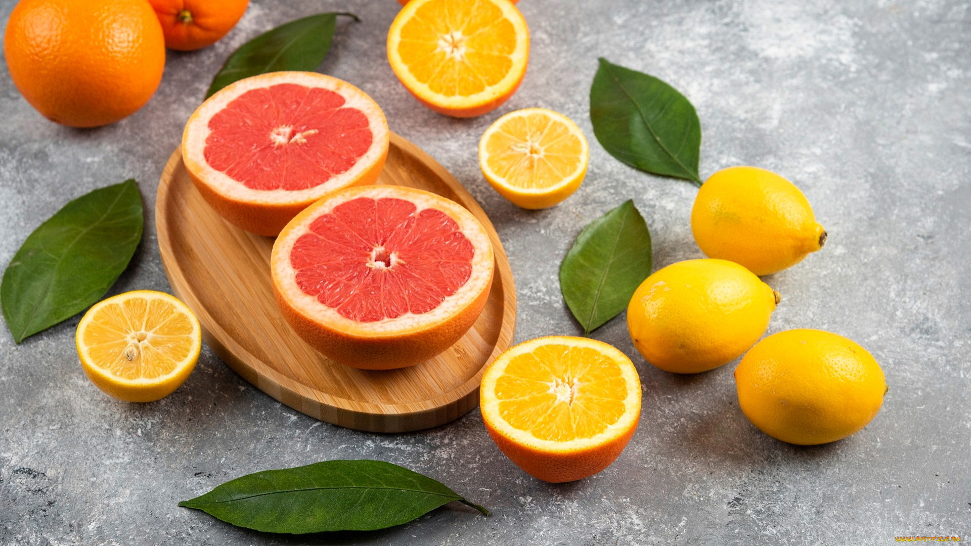 еда, цитрусы, лимон, грейпфрут, апельсин