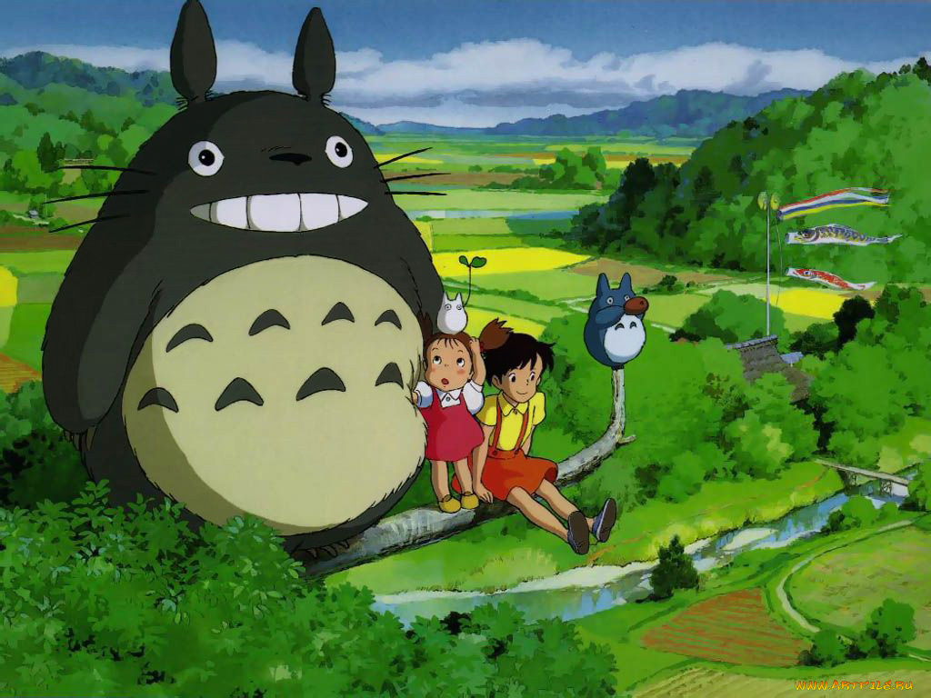 аниме, my, neighbor, totoro