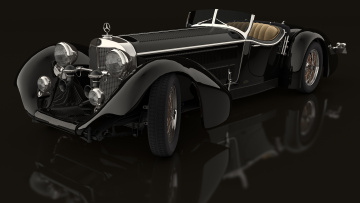 Картинка автомобили 3д mercedes 1930