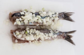 Картинка еда рыба +морепродукты +суши +роллы селедка лук
