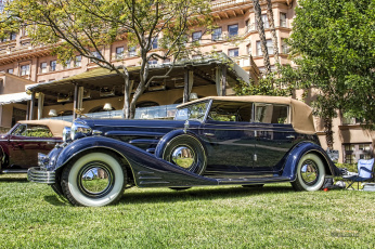 обоя 1933 cadillac 452c convertible sedan, автомобили, выставки и уличные фото, выставка, автошоу