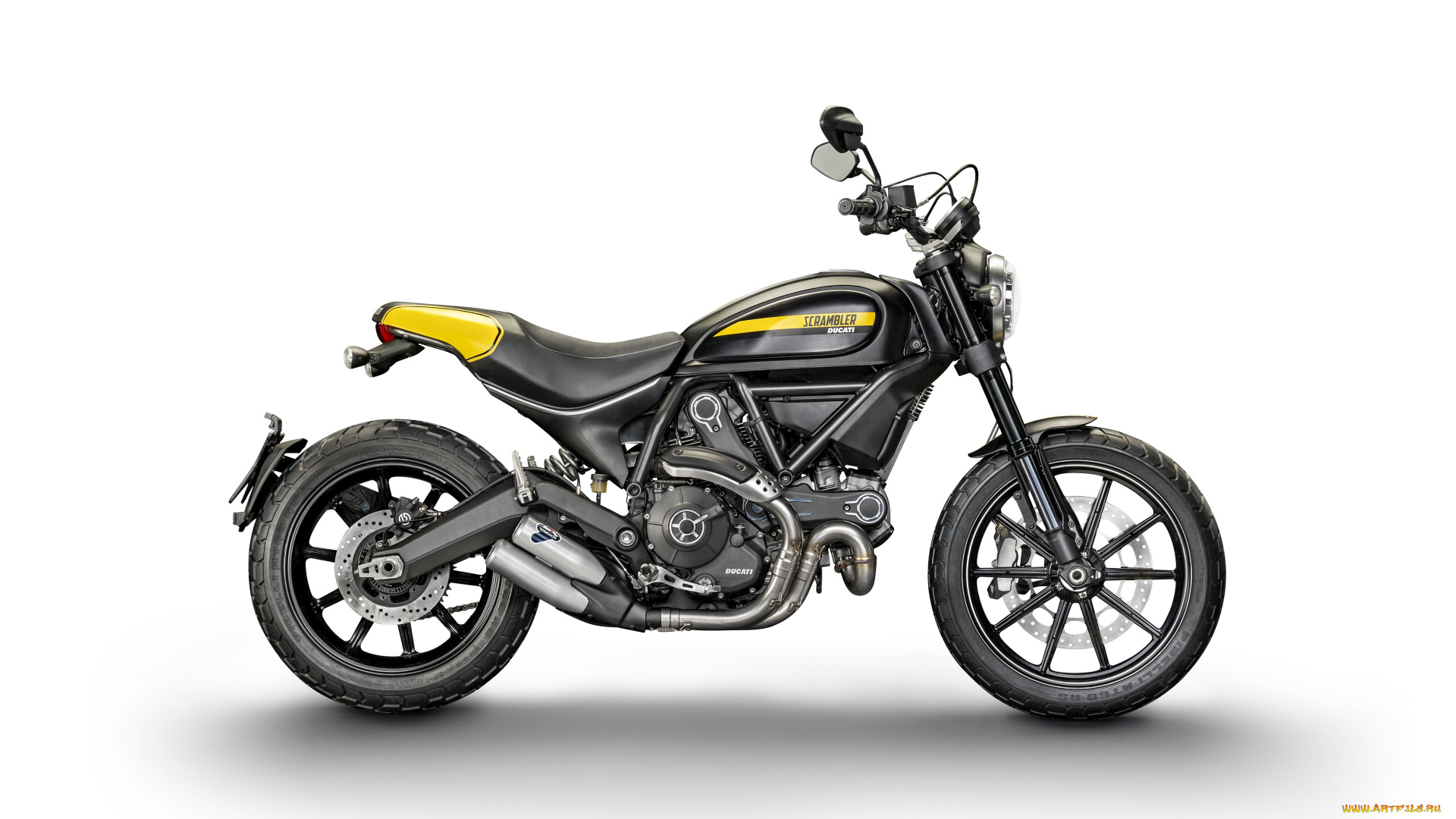 мотоциклы, ducati, scrambler, 2015г, throttle, full