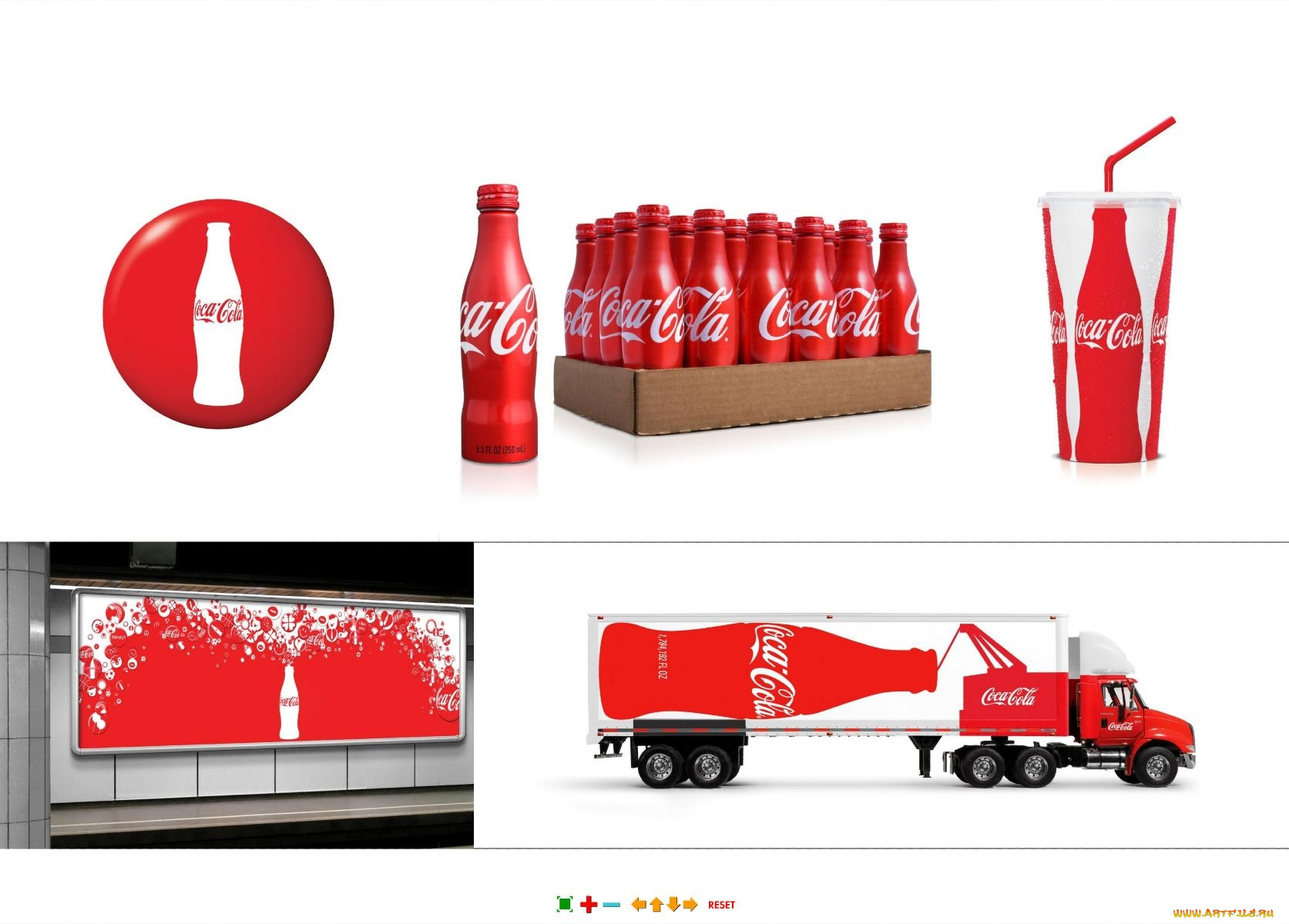 бренды, coca, cola, бутылки, автомобиль