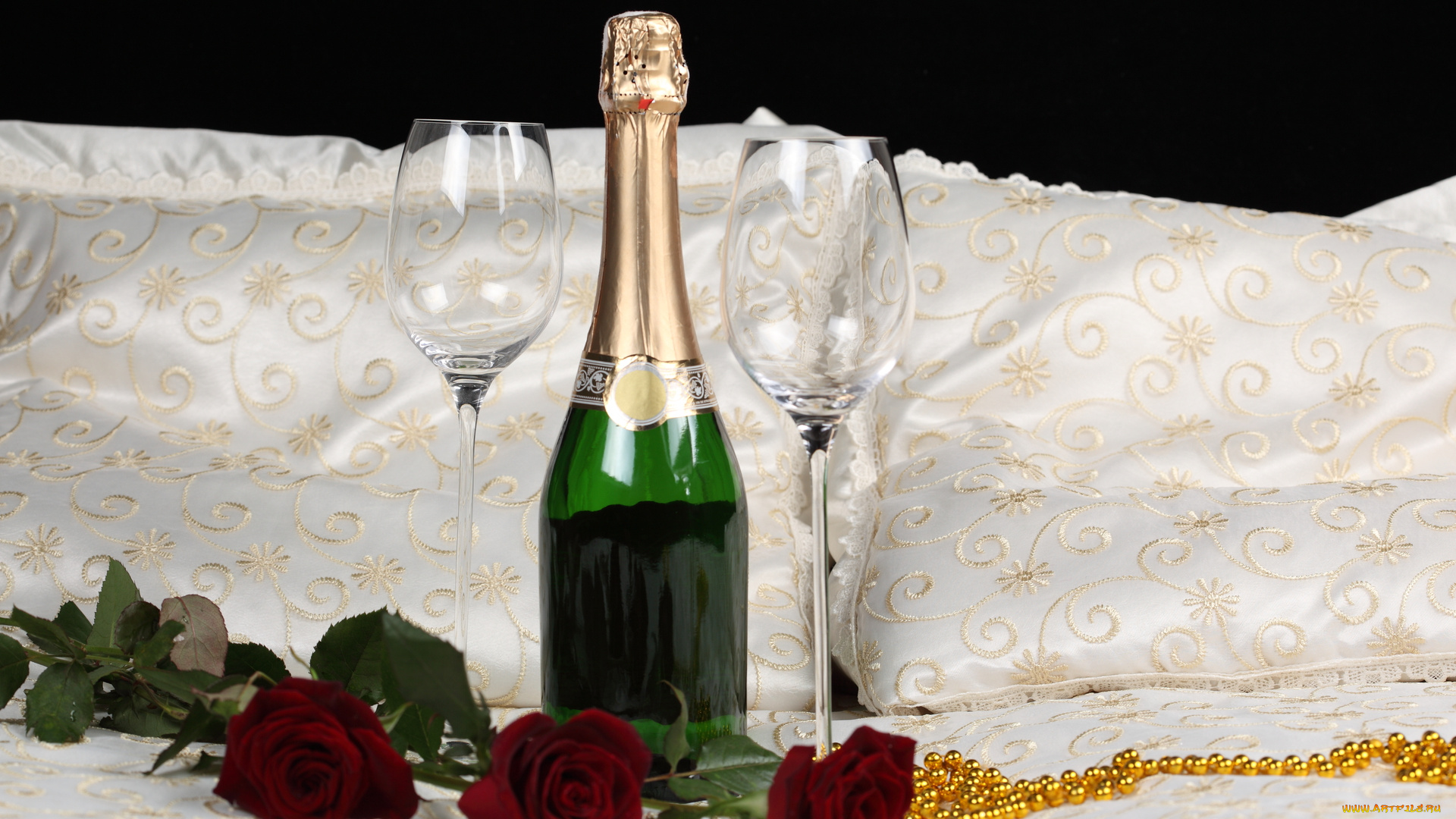 romance, еда, напитки, вино, бокалы, шампань, розы