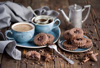 Картинка еда разное кофе печенье корица бадьян
