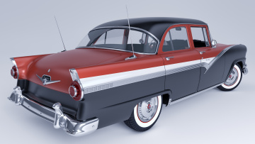 обоя автомобили, 3д, 1956, ford