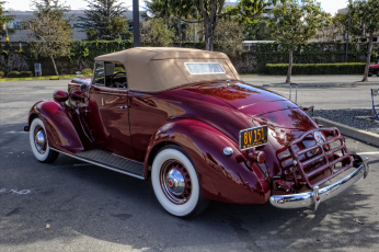 Картинка 1937+packard+115c+convertible+coupe автомобили выставки+и+уличные+фото автошоу выставка
