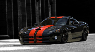Картинка viper автомобили 3д спорткар