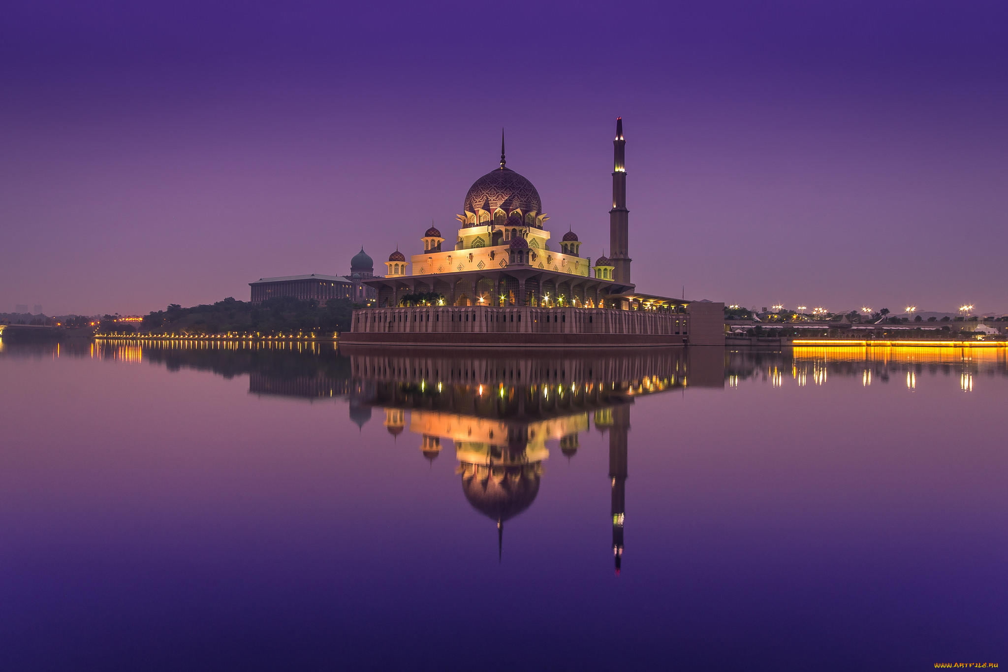 города, -, мечети, , медресе, малайзия, куала-лумпур, путраджайская, мечеть