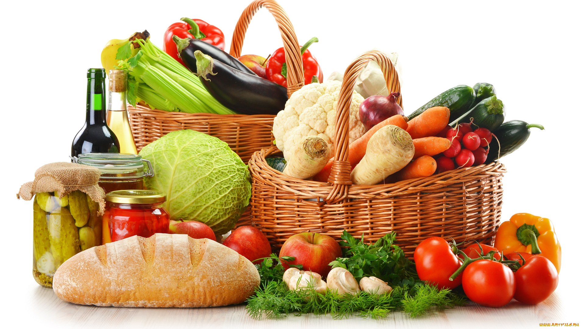 еда, овощи, витамины, томаты, хлеб, консервация, помидоры, качабки, зелень, чеснок, морковь
