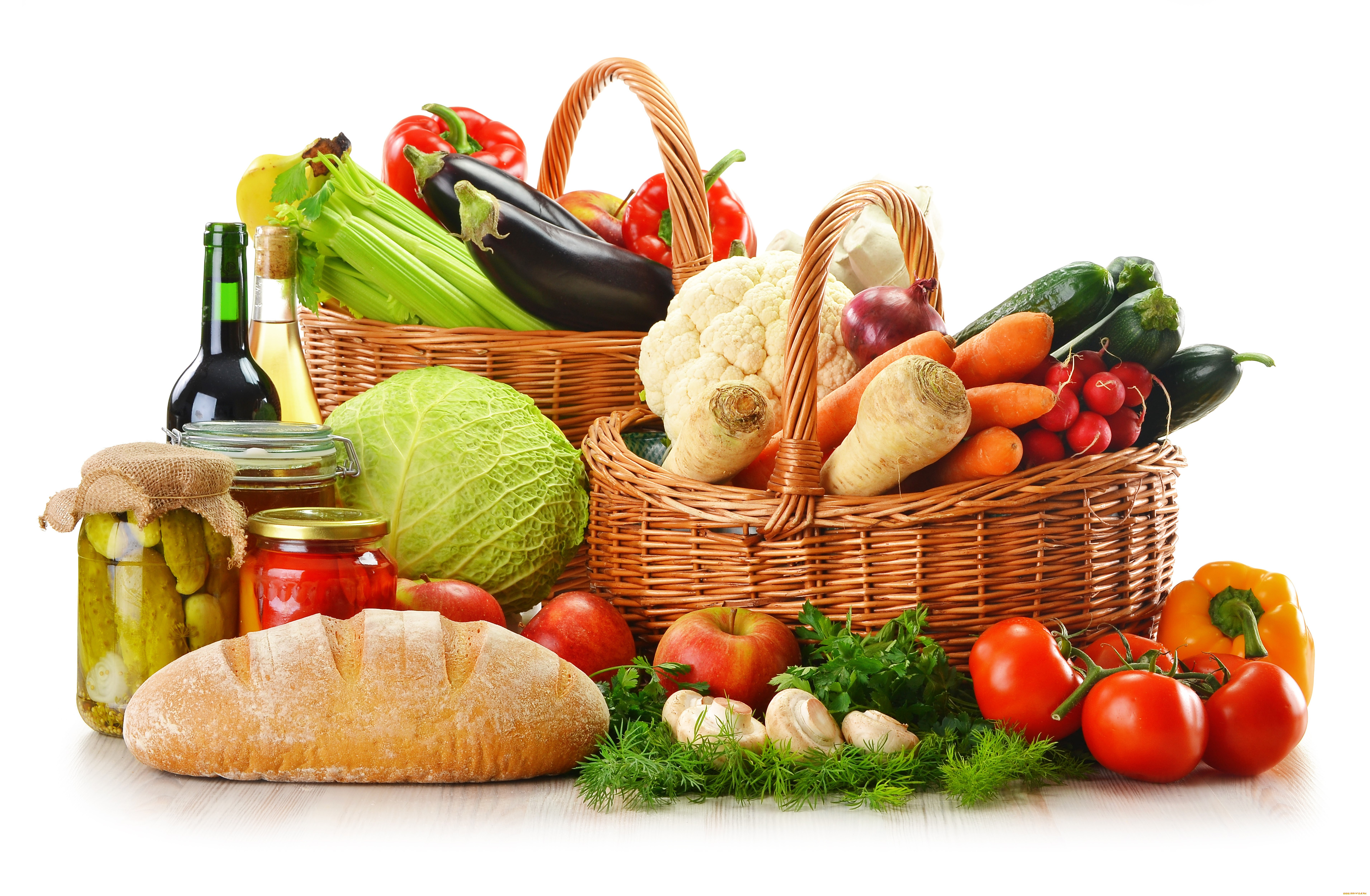 еда, овощи, витамины, томаты, хлеб, консервация, помидоры, качабки, зелень, чеснок, морковь