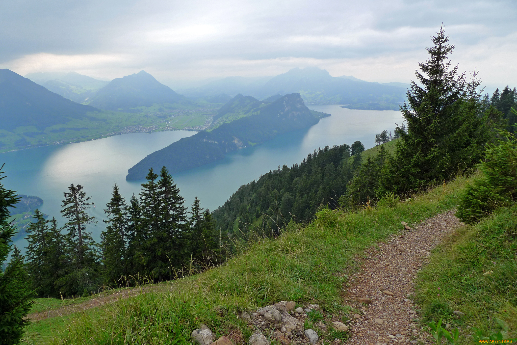 scheidegg, switzerland, природа, пейзажи, озеро, пейзаж, швейцария, трава, горы