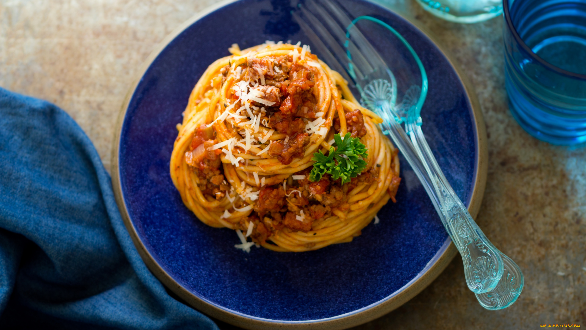 spaghetti, bolognese, with, chorizo, еда, макаронные, блюда, спагетти