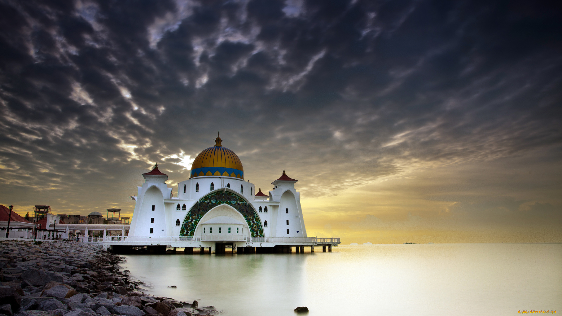 malacca, straits, mosque, города, -, мечети, , медресе, мечеть, ислам, религия, храм