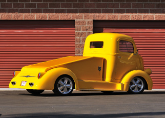 Картинка автомобили ford+trucks yellow truck custom