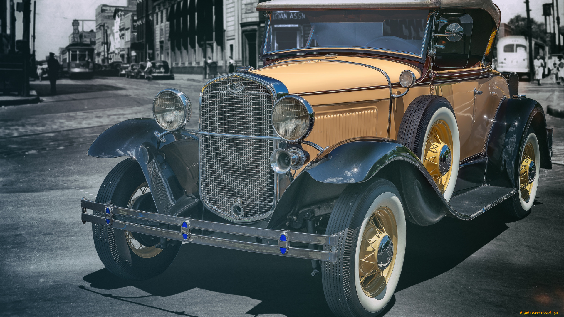 1931, ford, model, a, автомобили, классика, ретро
