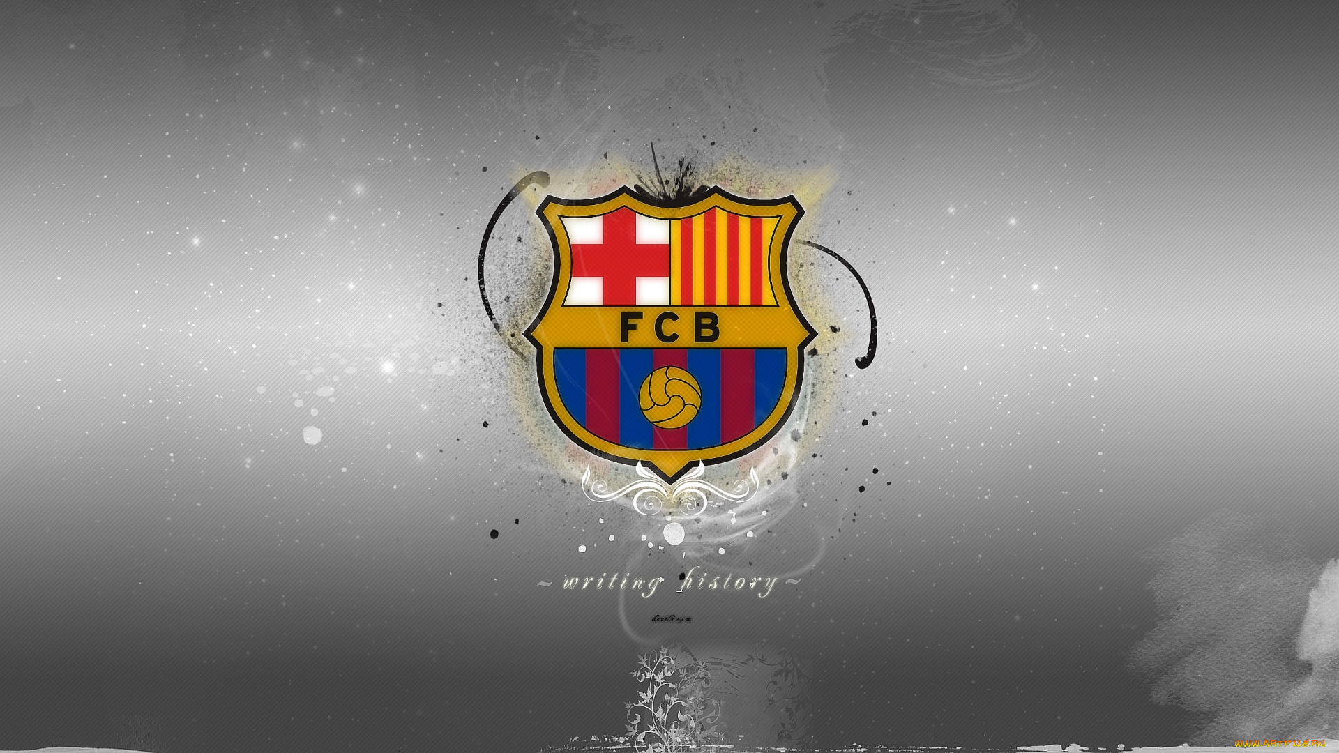 спорт, эмблемы, клубов, logo, фон, barcelona