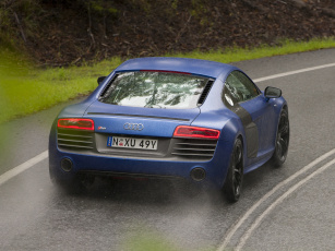 Картинка автомобили audi синий 2013г au-spec plus r8 v10