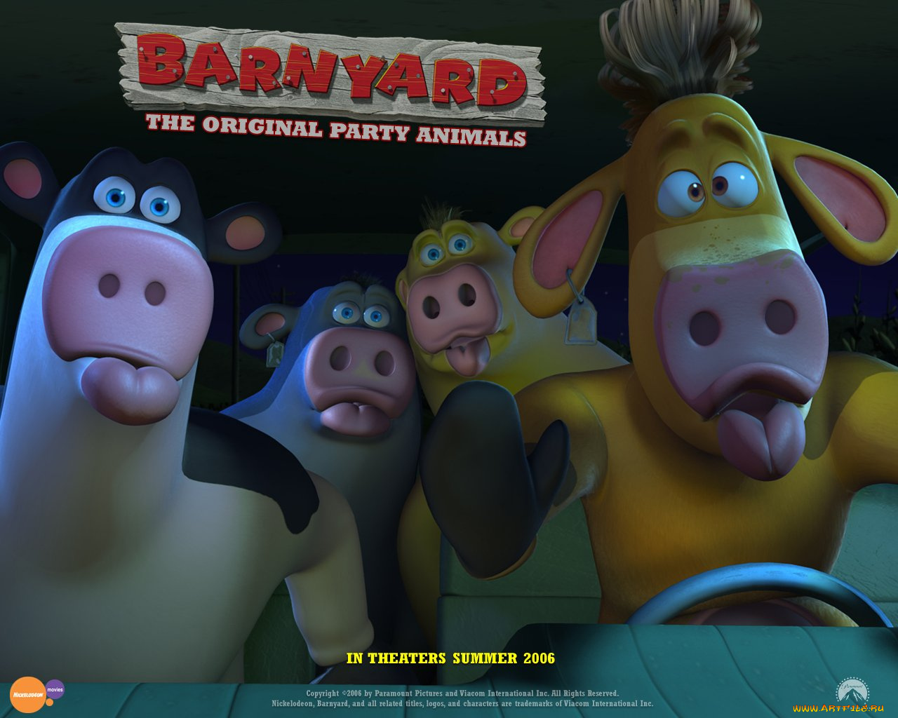 barnyard, мультфильмы, the, original, party
