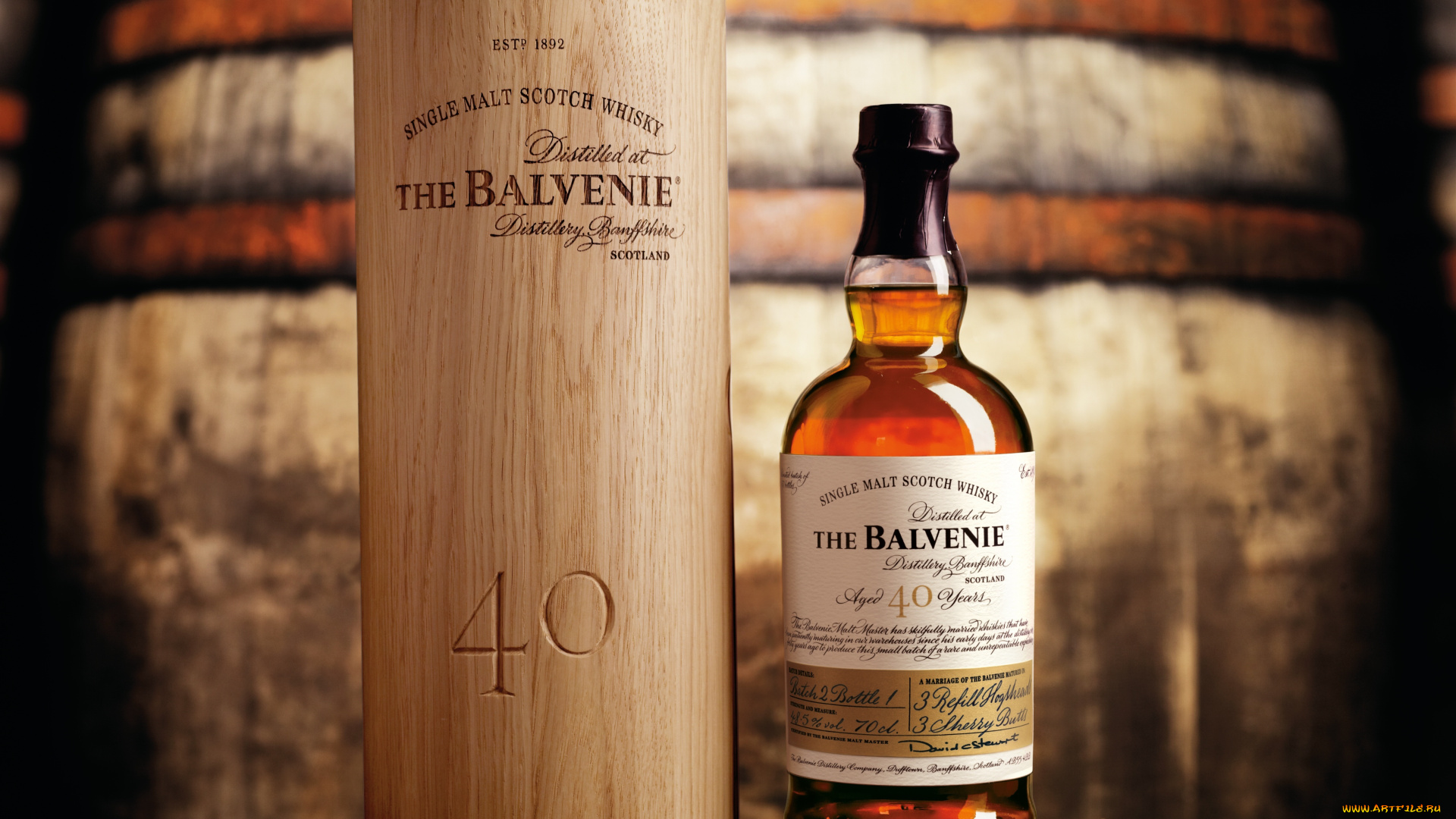 scotch, whisky, бренды, the, balvenie, виски, бутылка, бочка