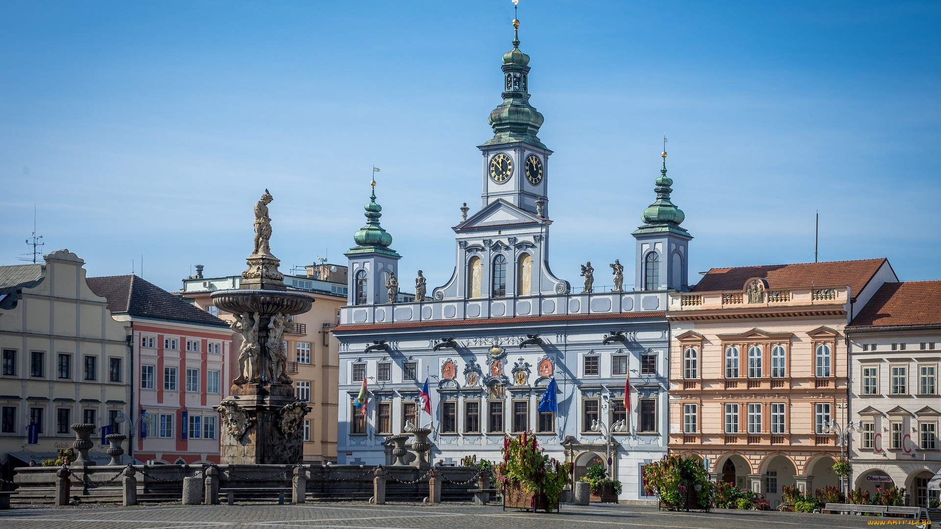 budweis, czech, republic, города, -, улицы, , площади, , набережные, czech, republic