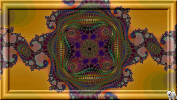 Картинка 3д графика fractal фракталы узор цвета щенок фон