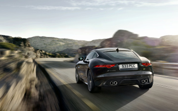 обоя jaguar, type, coupe, автомобили, класс-люкс, легковые, великобритания, land, rover, ltd