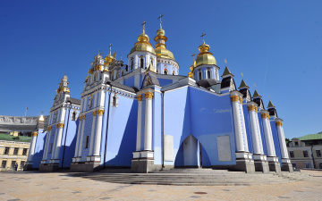 Картинка города киев+ украина киев михайловский златоверхий монастырь