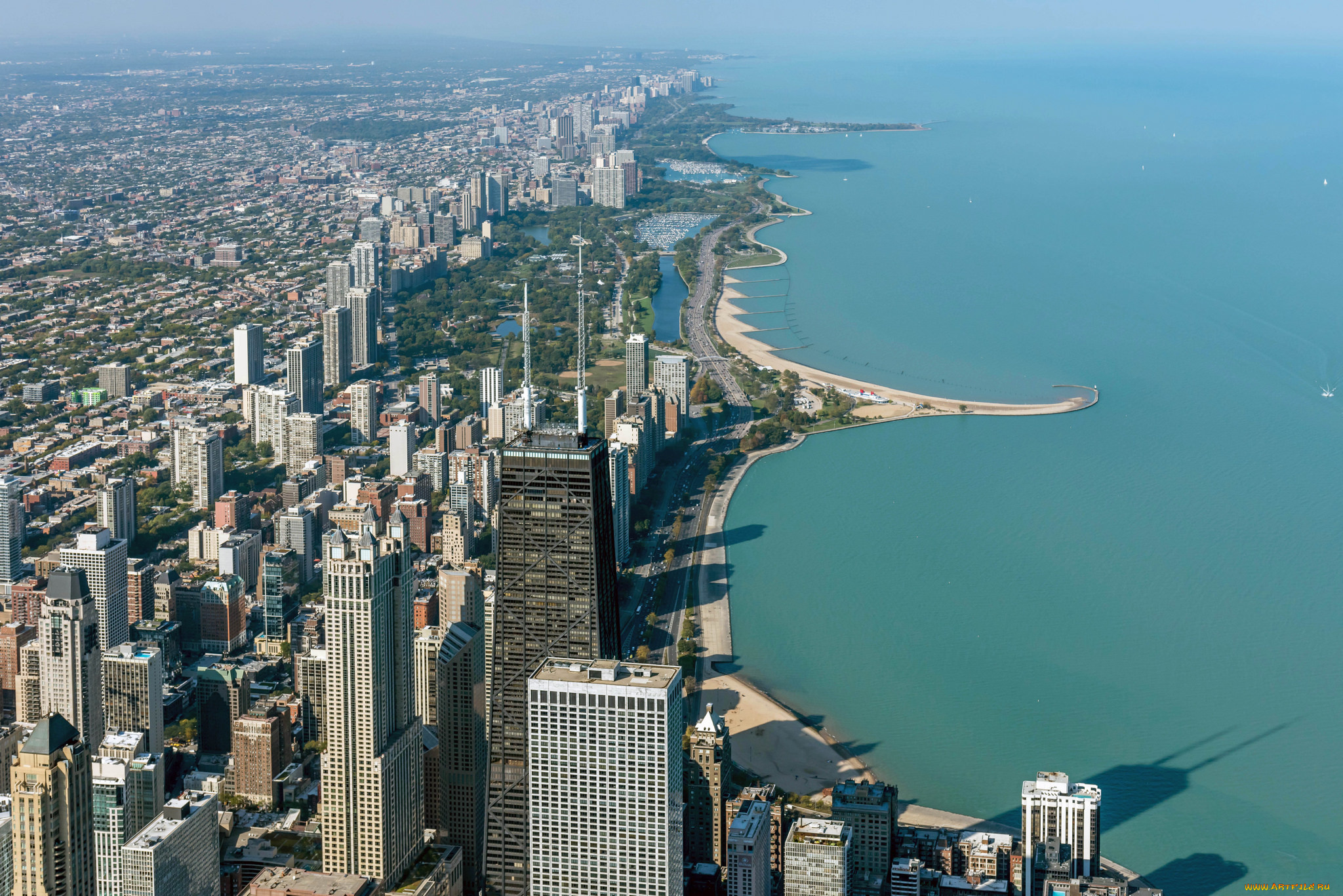 chicago, города, Чикаго, , сша, небоскребы, панорама