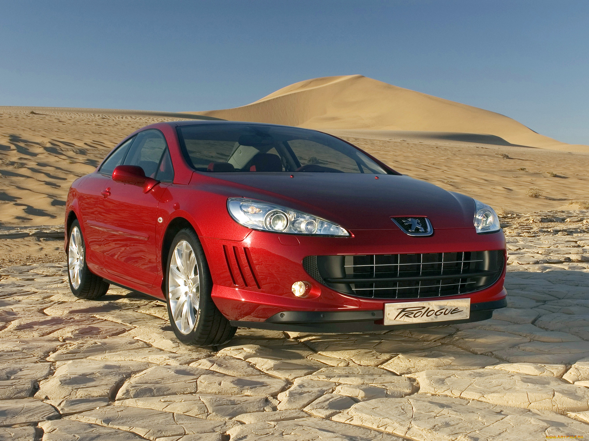 автомобили, peugeot, красный, 2005, concept, prologue, 407