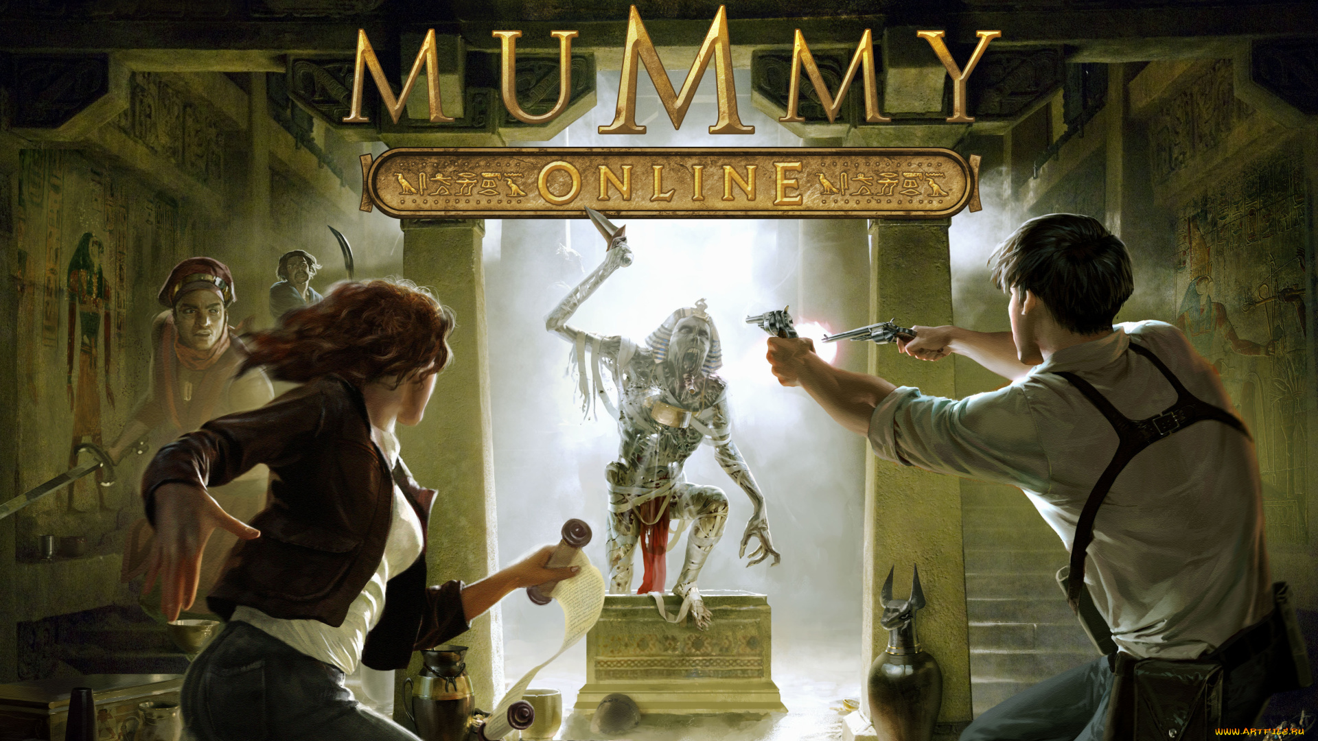 the, mummy, online, artwork, видео, игры