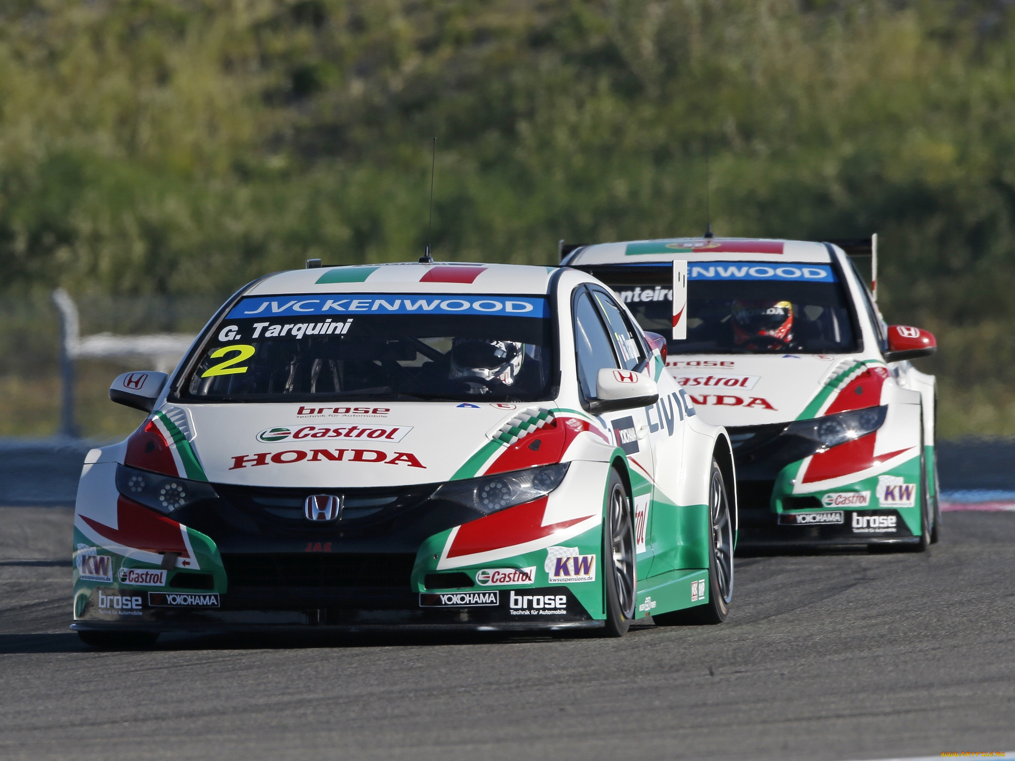 спорт, автоспорт, honda, civic, wtcc, 2014, гонка, скорость