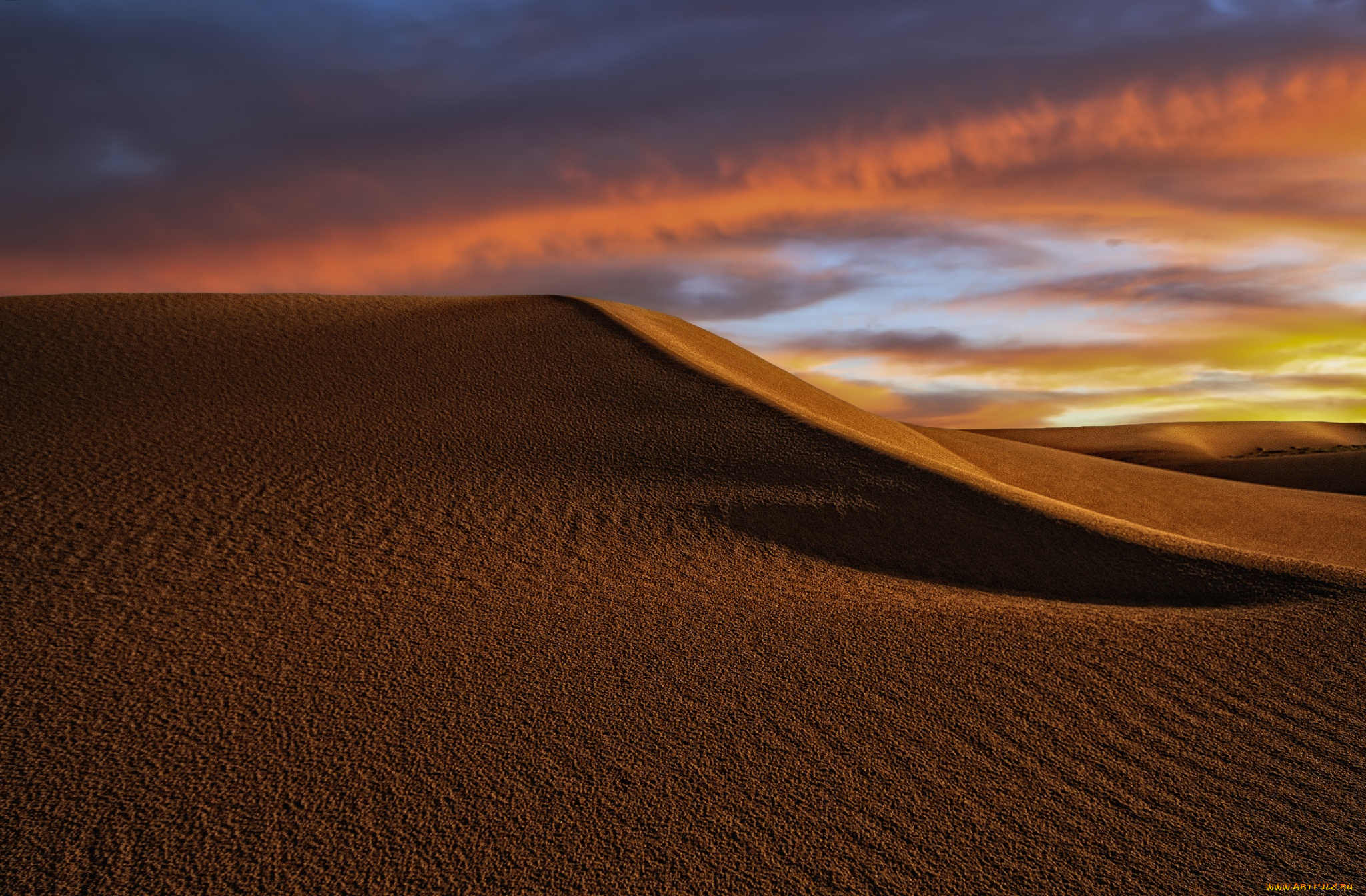 природа, пустыни, пустыня, песок, дюны