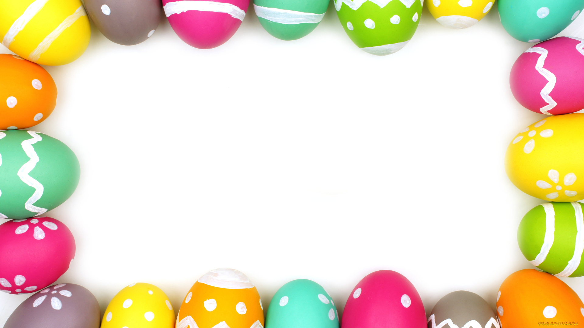 праздничные, пасха, eggs, easter, рамка, colorful, decoration, spring, happy, frame, яйца, крашеные