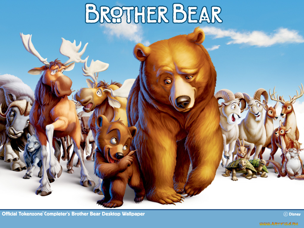 мультфильмы, brother, bear
