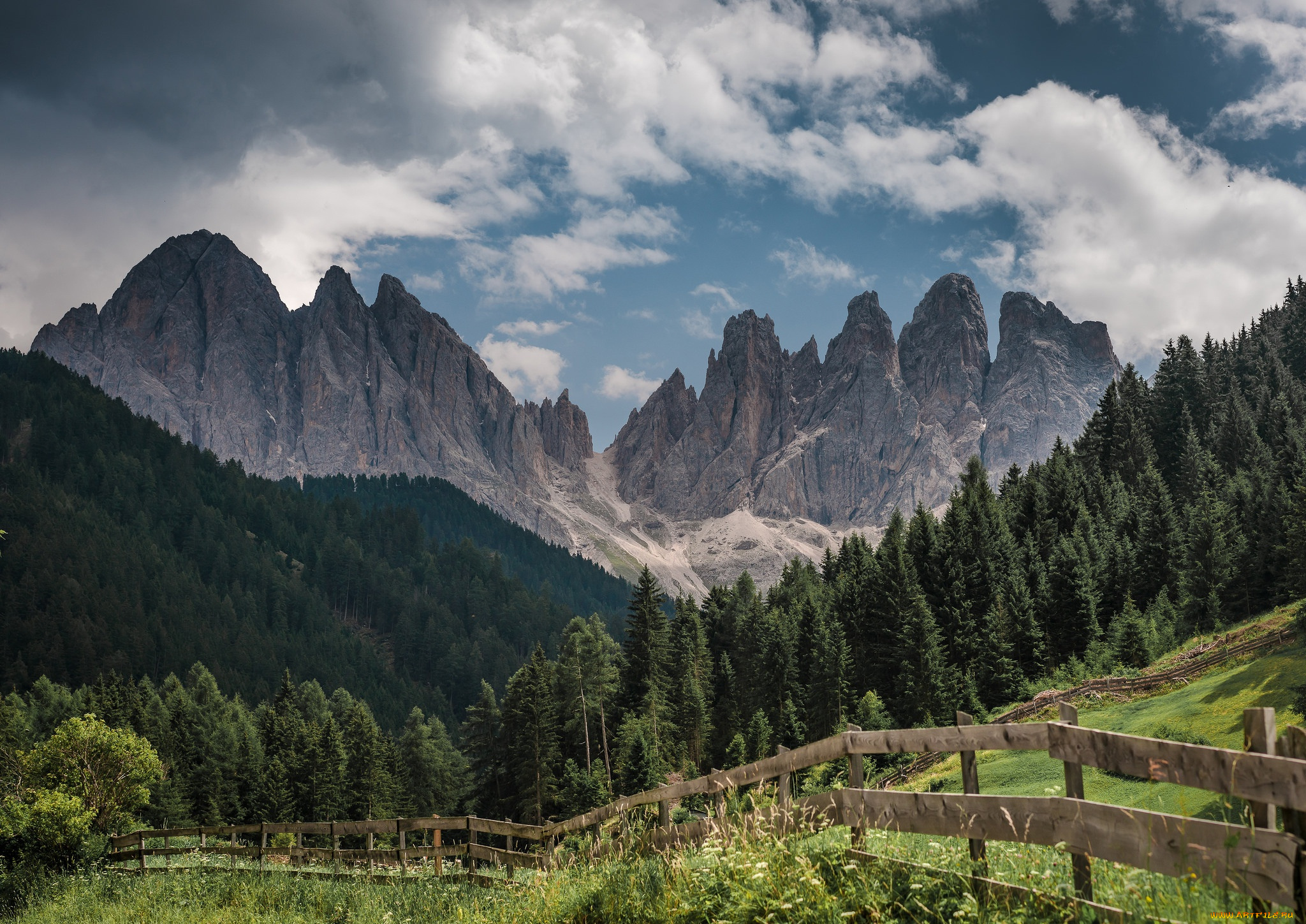 природа, горы, италия, доломитовые, альпы, тироль