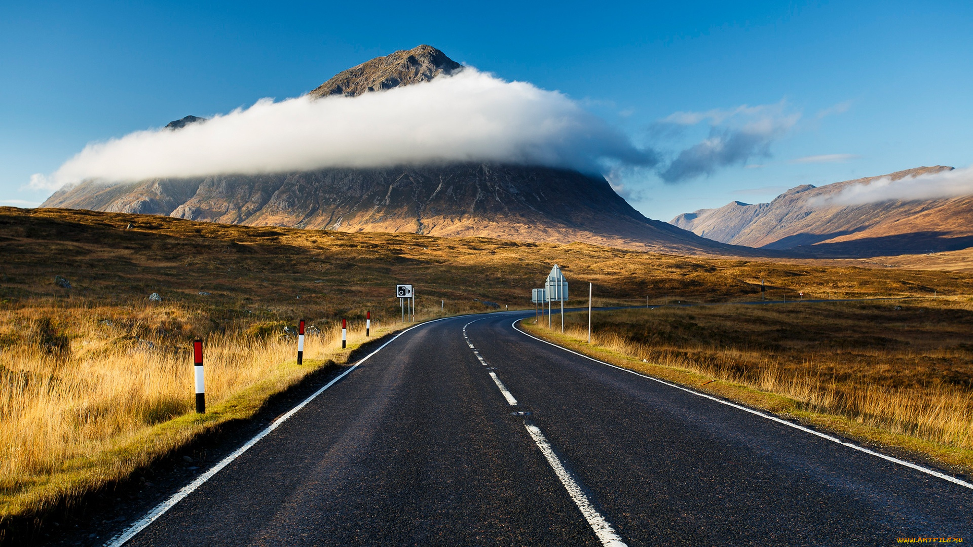 природа, дороги, шотландия