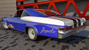 обоя автомобили, 3д, 1966, impala, chevrolet, coupe, sport, ss