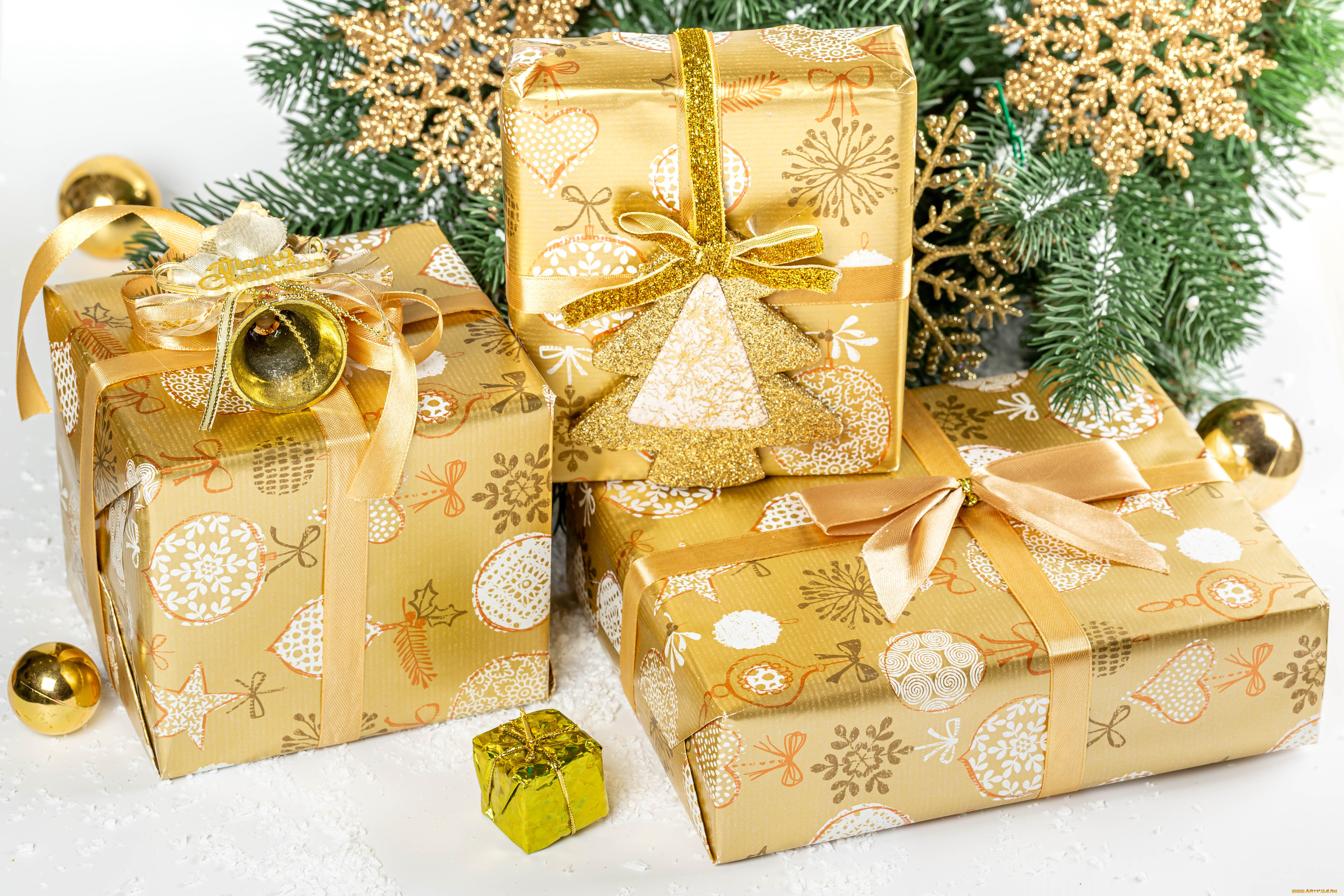 праздничные, подарки, и, коробочки, подарки, коробки, ёлка, украшения