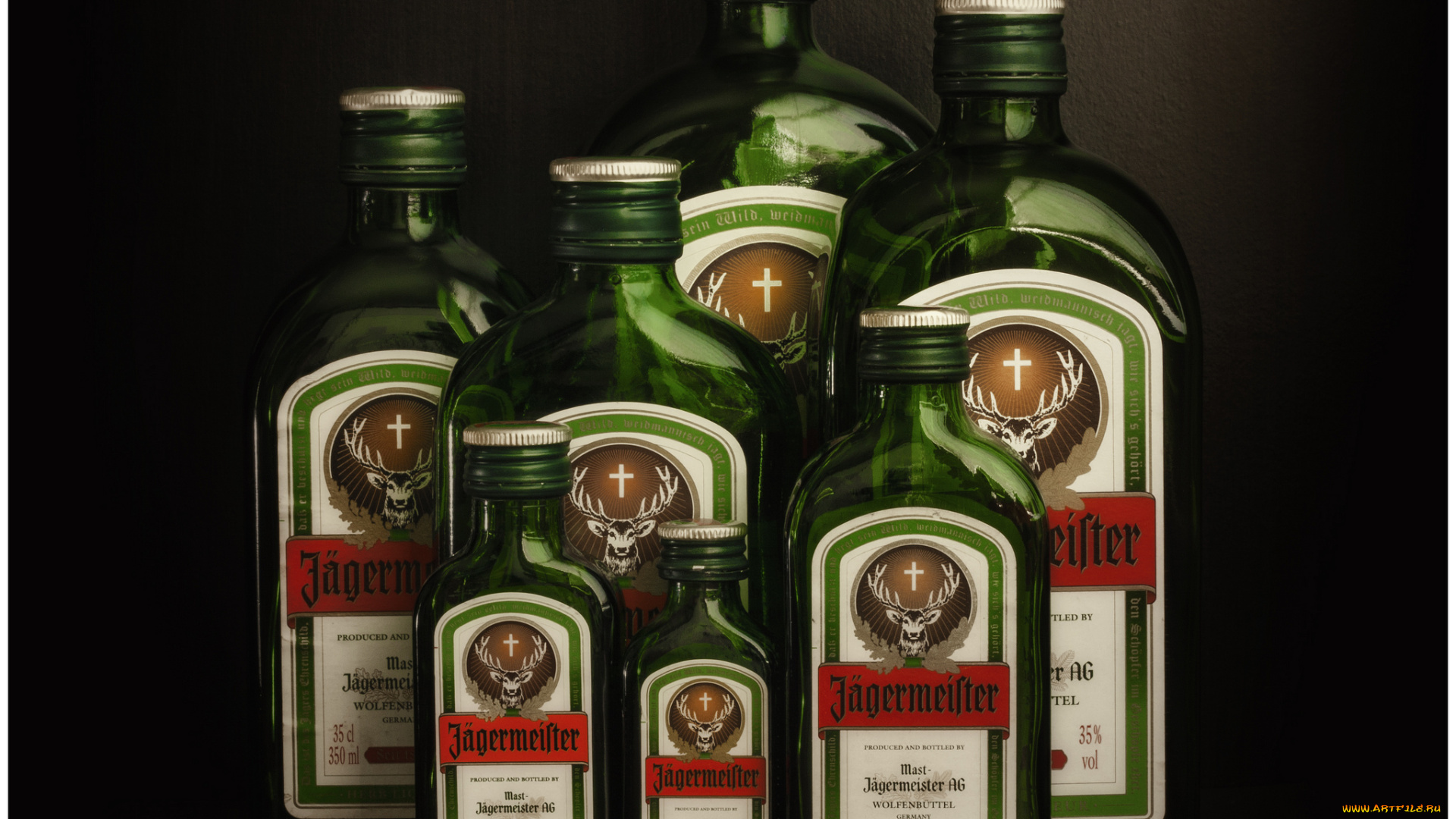 бренды, -, j&, 228, germeister, алкоголь, бутылки