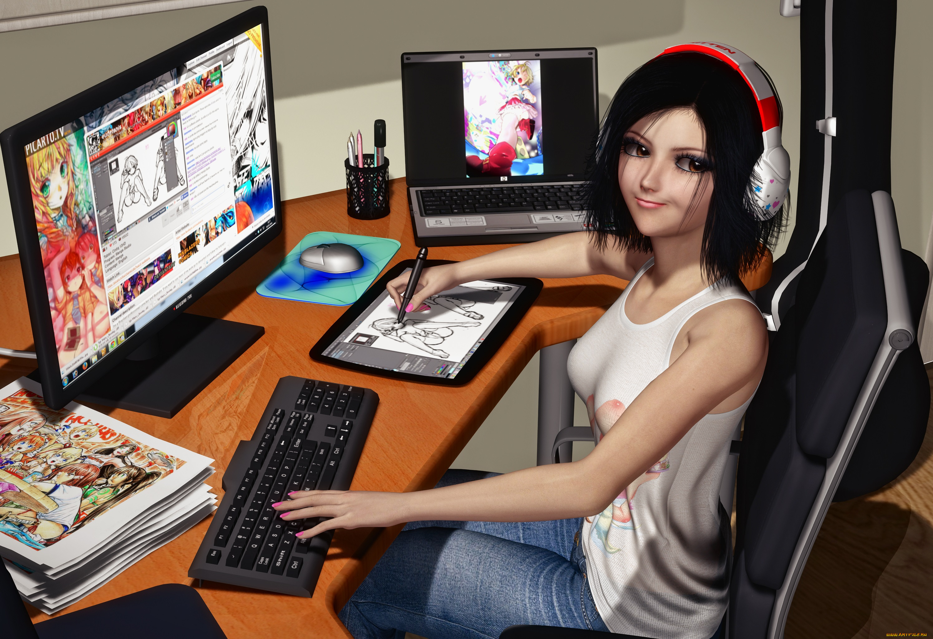 Gamer girl nerdy very images