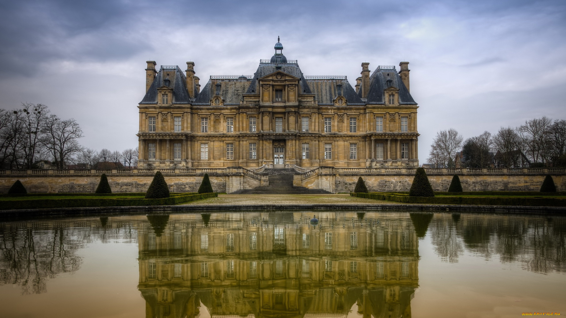 chateau, maisons-laffitte, города, замки, франции, chateau, maisons-laffitte