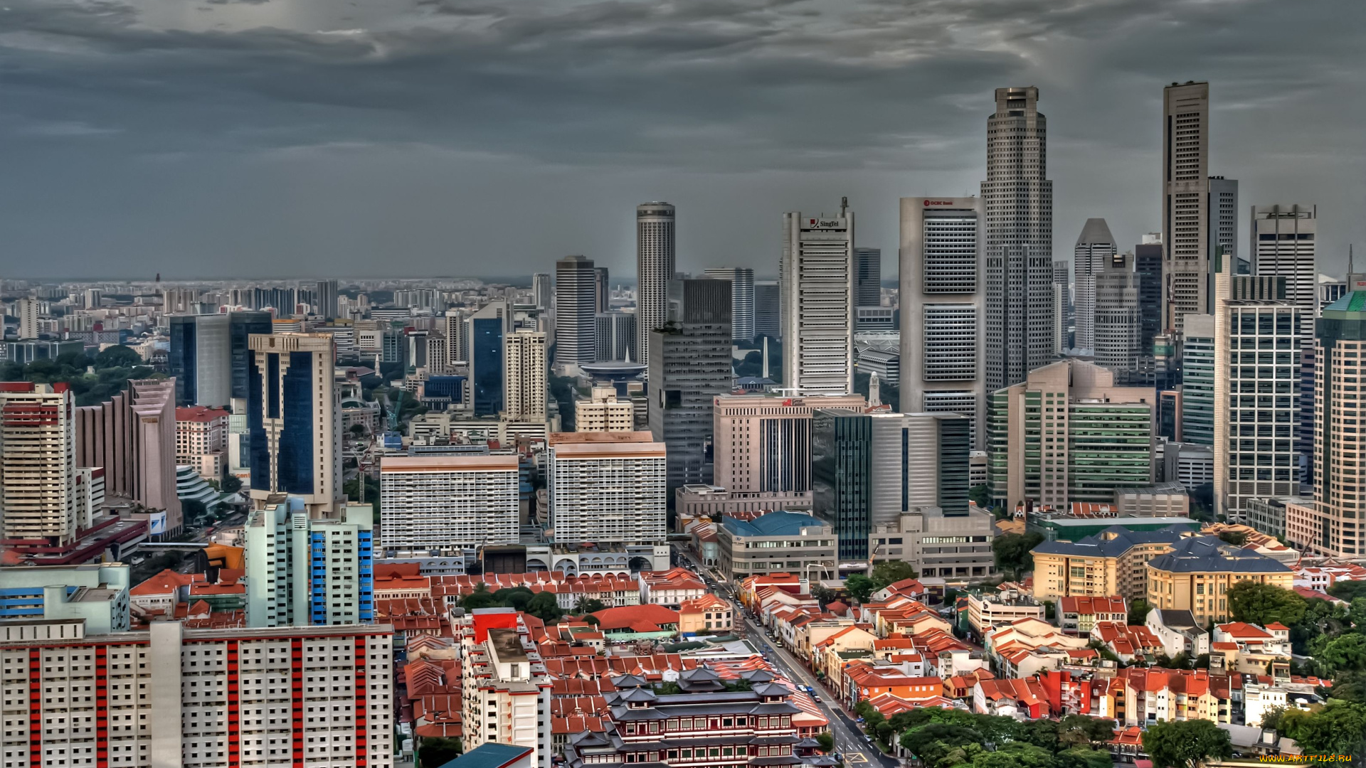 singapore, города, сингапур, здания